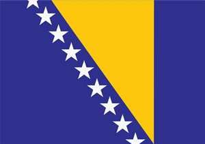 Bandeira da Bósnia Hezergovina