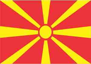 Bandeira da Macedônia do Norte