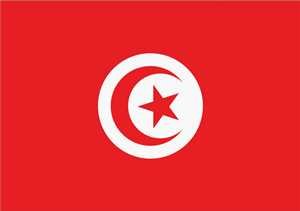 Bandeira oficial da Tunísia