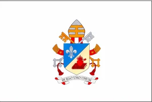 Bandeira Brasão Papa Leão XIV