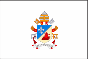Bandeira Brasão Papa Leão XIV