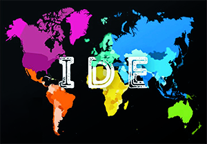 Bandeira IDE às Nações